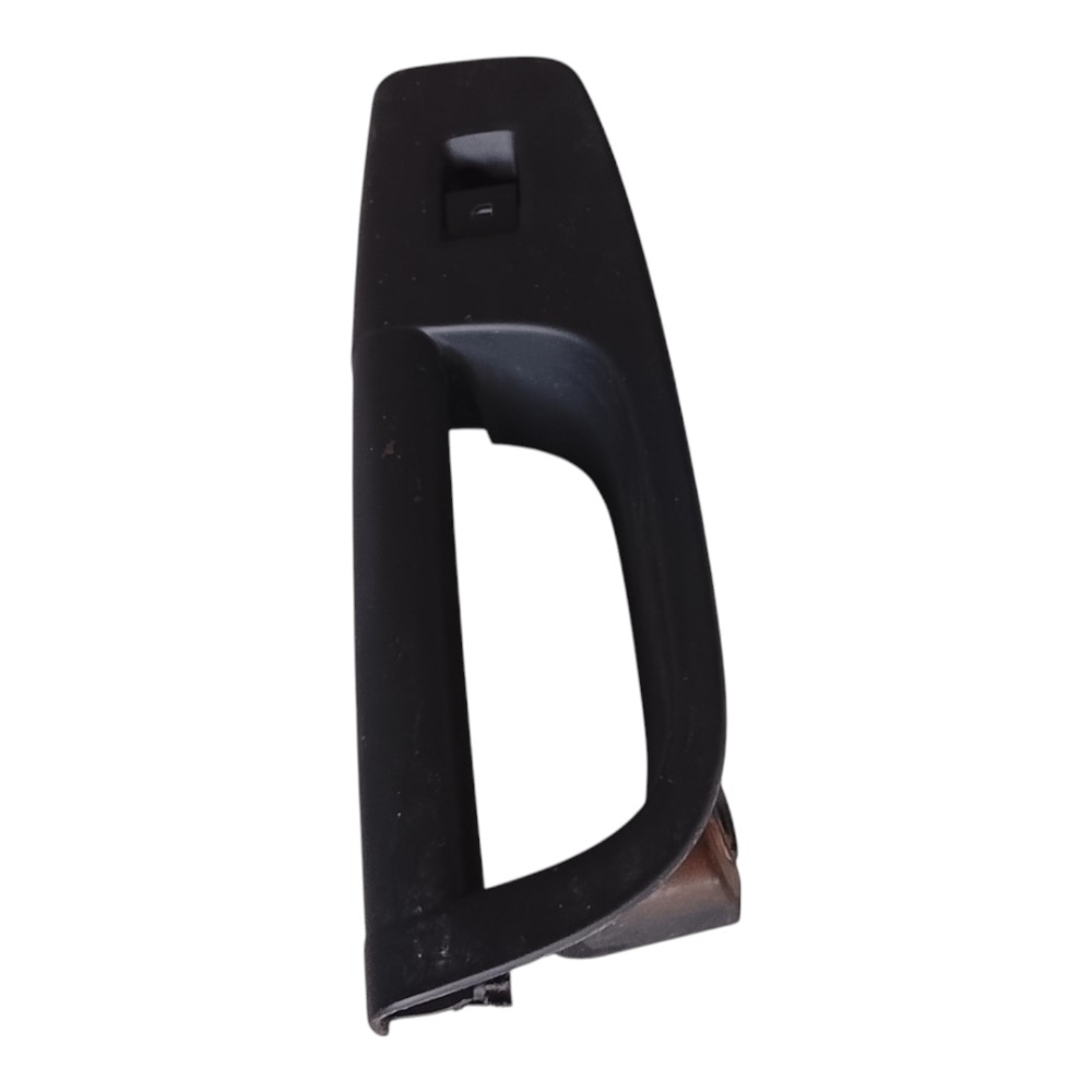 Moldura Puxador Diant Dir C/botao De Vidro Vw Gol 2017 2023 Preto 1