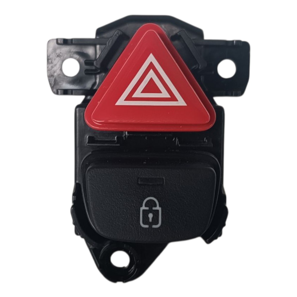 Botão Pisca Alerta Trava Destrava Hyundai Hb20 2020 2024 Preto 2