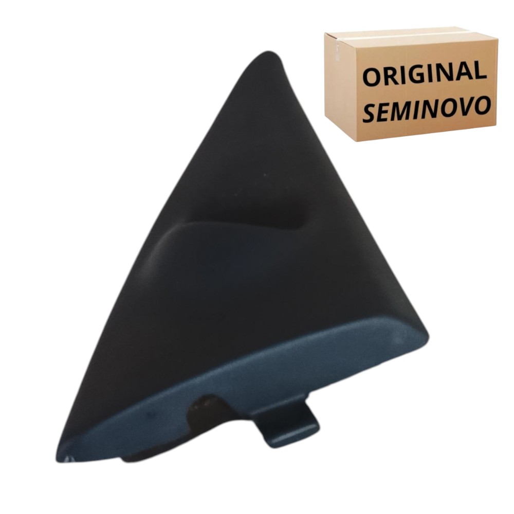 Moldura Retrovisor Esquerdo Fiat Brava Marea 1999 2000 Preto 2