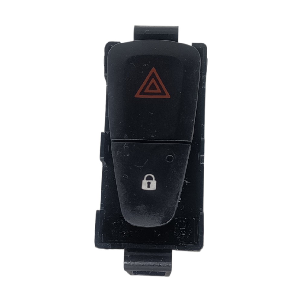 Botão Pisca Alerta Trava Renault Logan Sandero 2011 2020 Preto 1