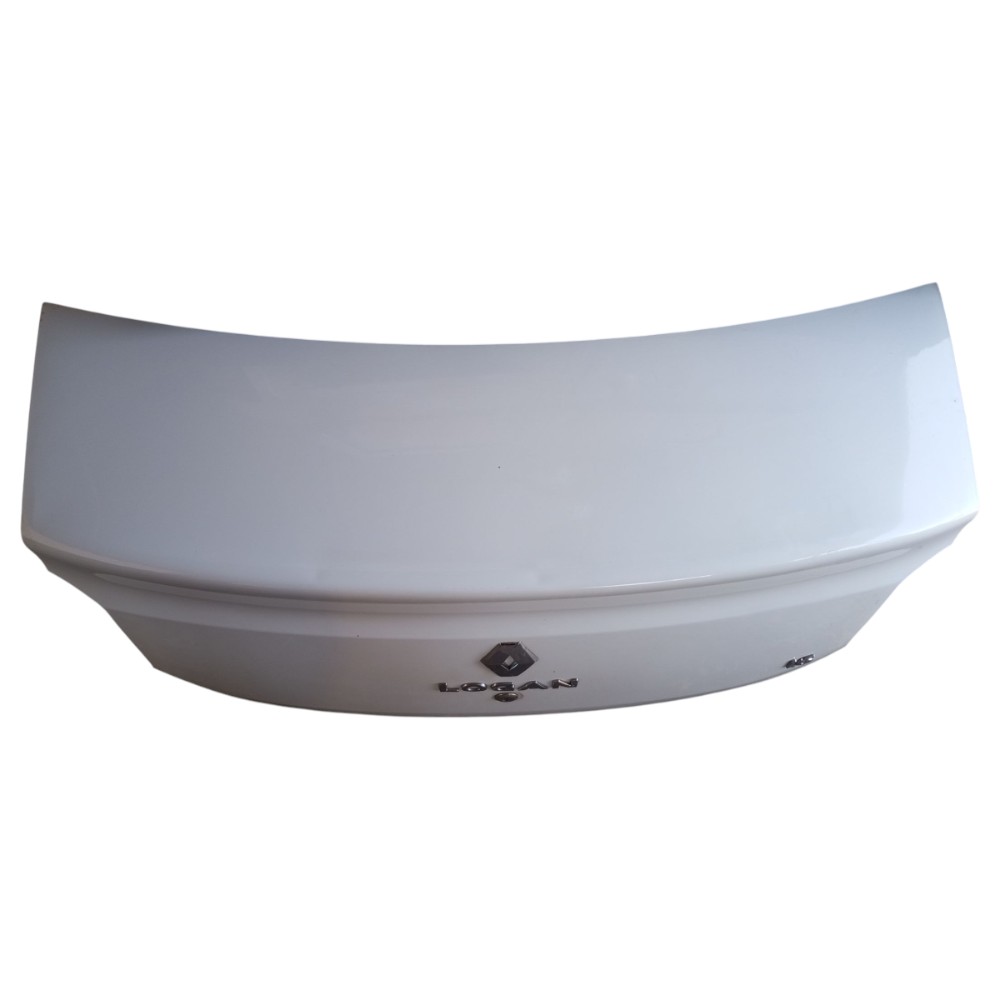 Tampa Traseira Porta Malas Renault Logan 2014 2015 2016 Branca 3