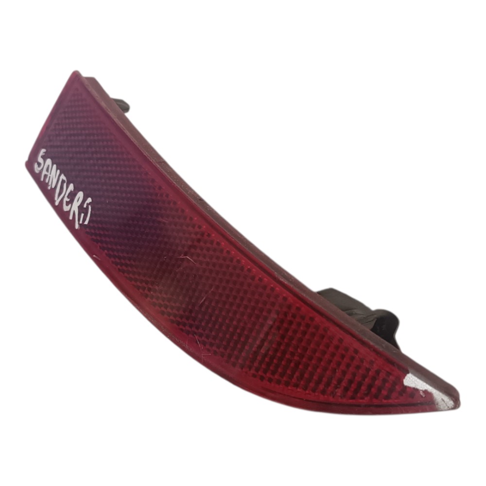 Refletor Parachoque Traseiro Esquerdo Sandero 2013 2020 Vermelho 1