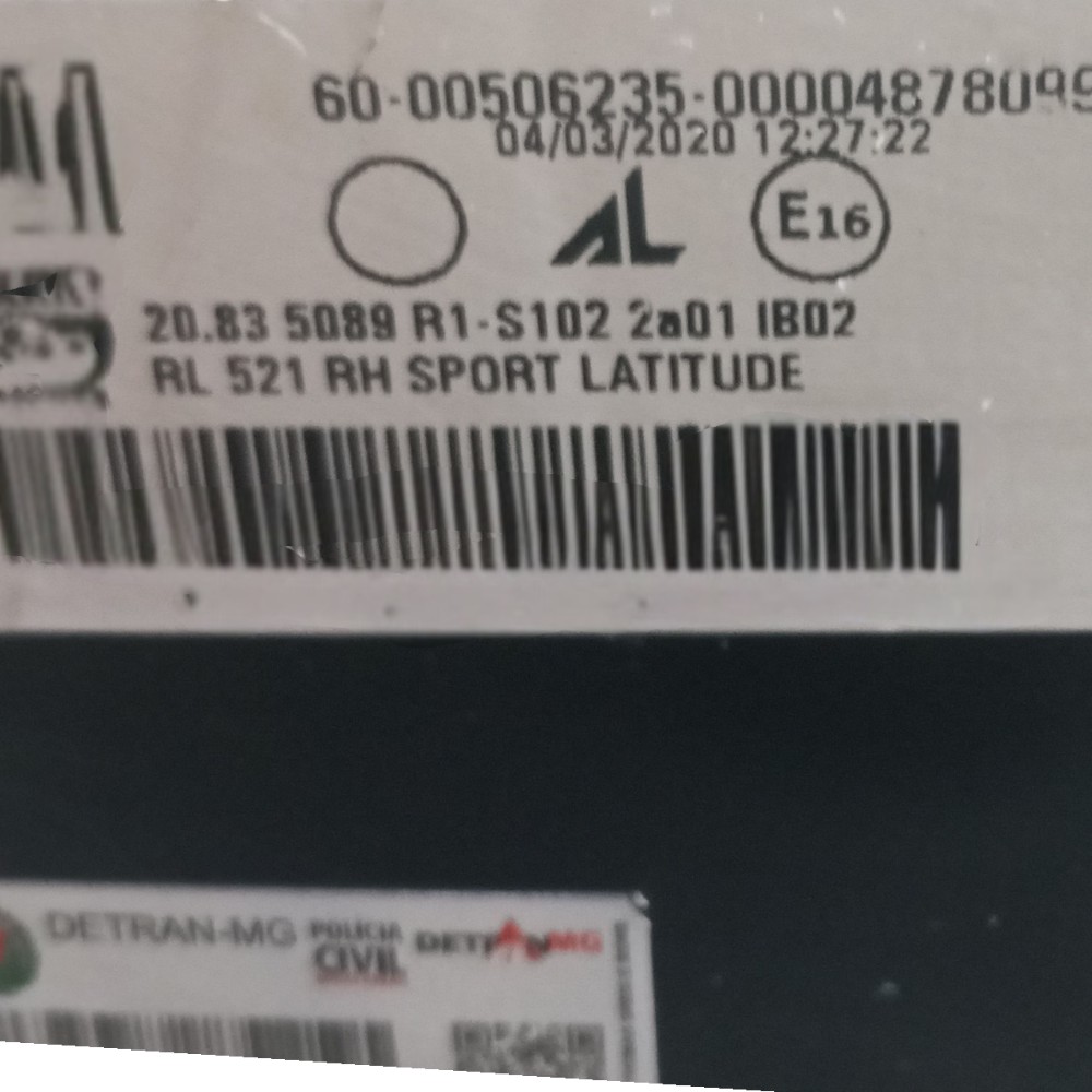 Lanterna Traseira Esquerda C/detalhe Jeep Renegade 2015 2021 Esquerdo/motorista Vermelha 5