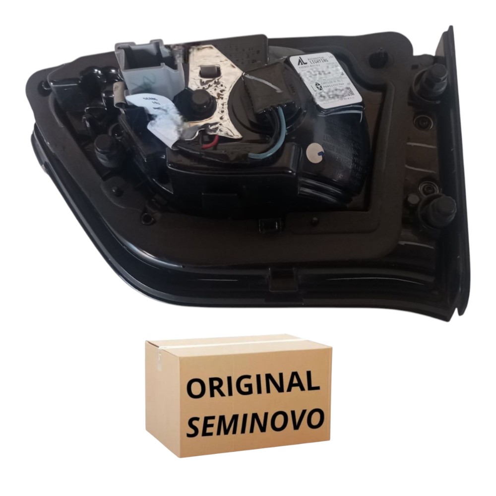 Lanterna Tampa Traseira Esquerda Jeep Compass 2017 18 2021 Esquerdo/motorista Vermelha 3