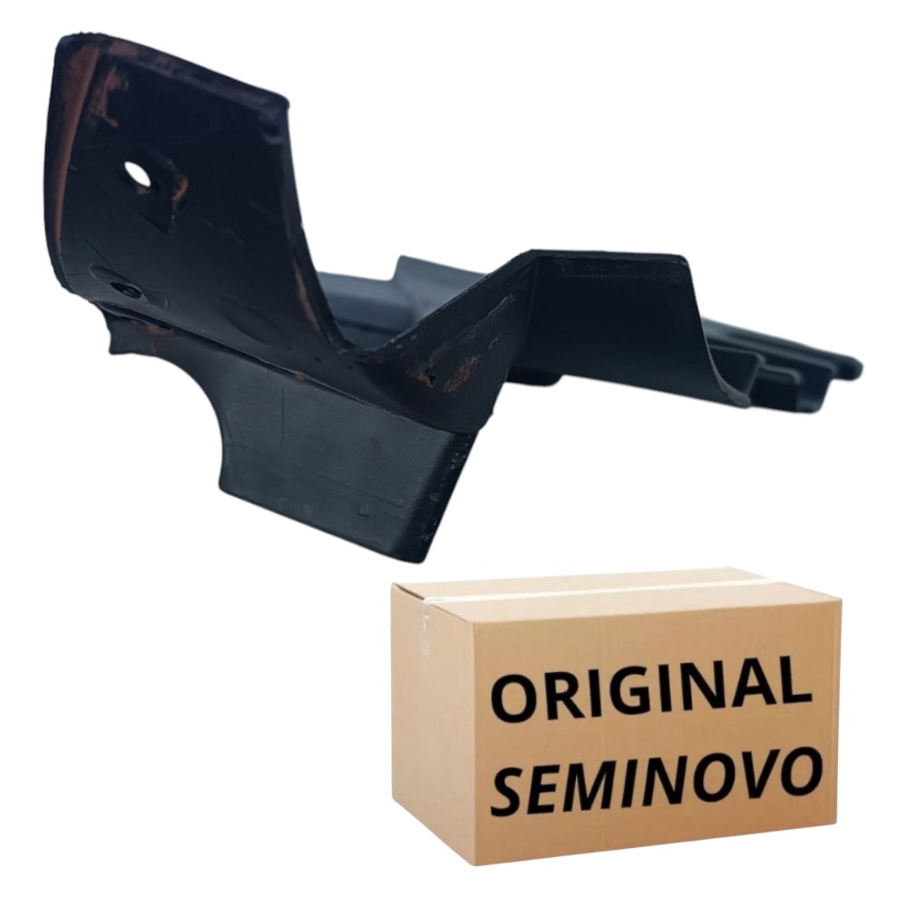 Moldura Coluna Caçamba Lado Esquerdo Fiat Strada 2015 2016 Preto Preta 2