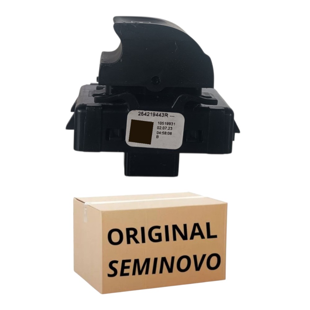 Botão Comando Vidro Renault Duster Sandero Captur 2023 2024 3