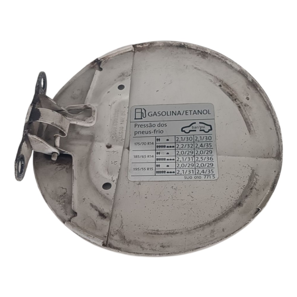 Portinhola Tanque Combustível Tampa Volkswagen Gol 2009 2016 Branca 5