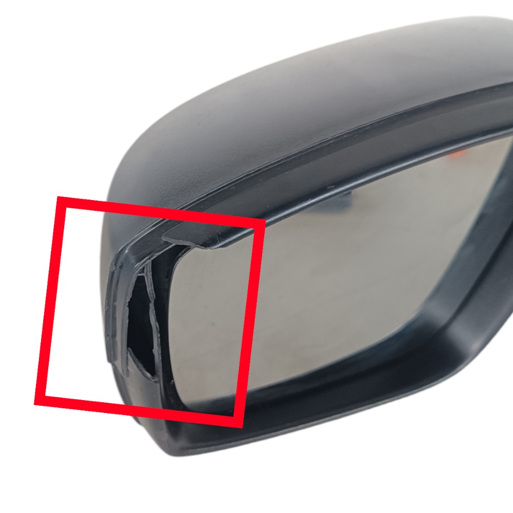 Retrovisor C/Detalhe Volkswagen Up 2014 2017 Lado Esquerdo 3