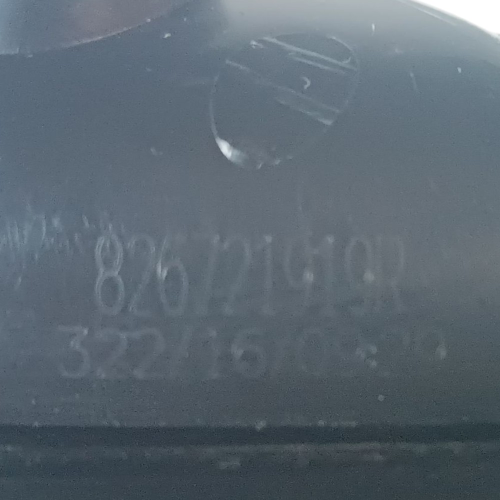 Maçaneta Interna Renault Sandero 2018 2019 2020 Original Preta 6