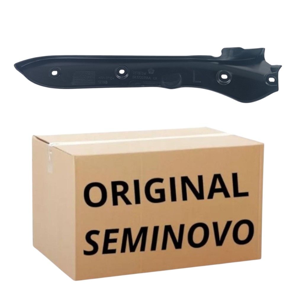 Moldura Interna Esquerda Tampa Traseira Compass 2016 2022 Preto 2