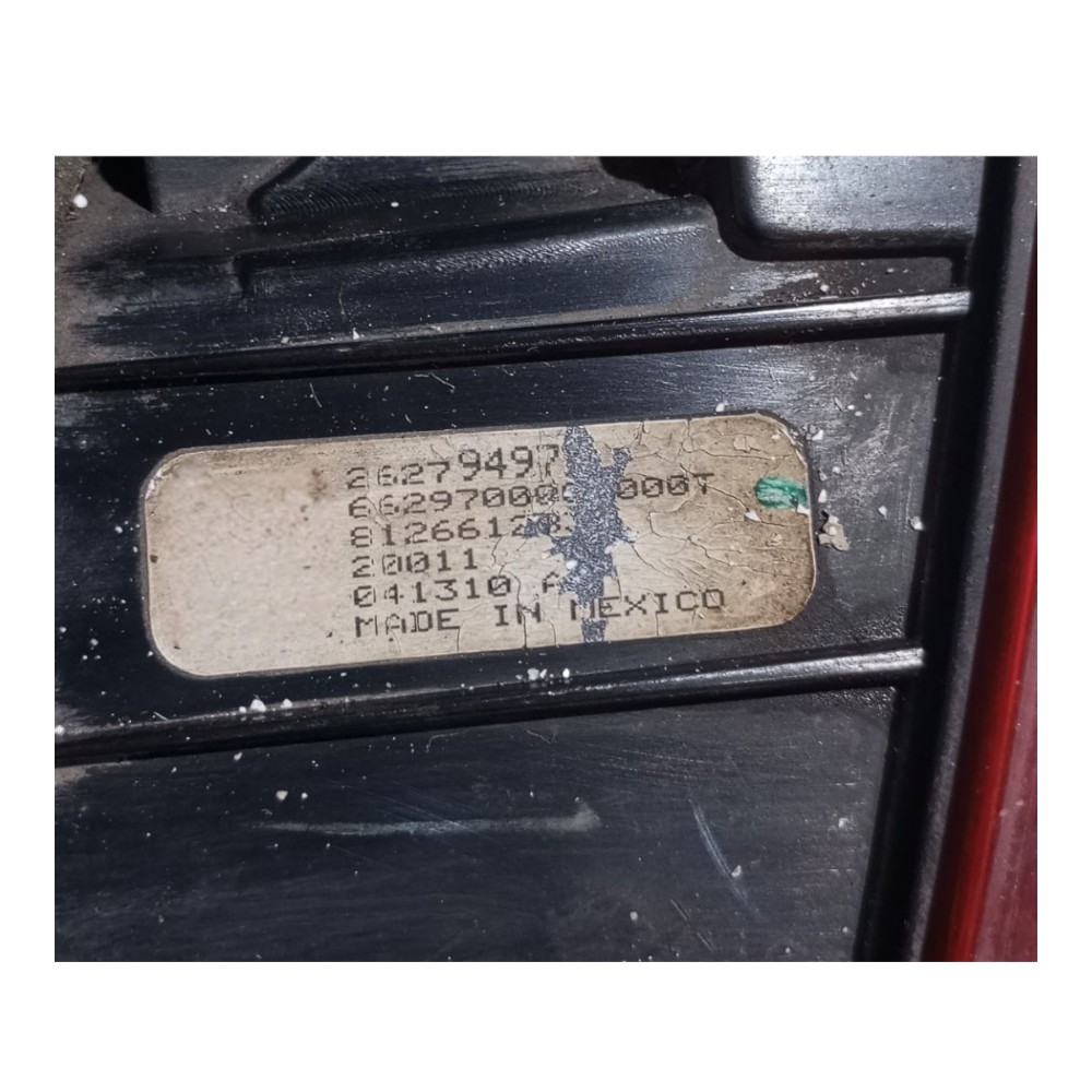 Lanterna Tampa Traseira Esquerda Chevrolet Onix sedan 20/21 6