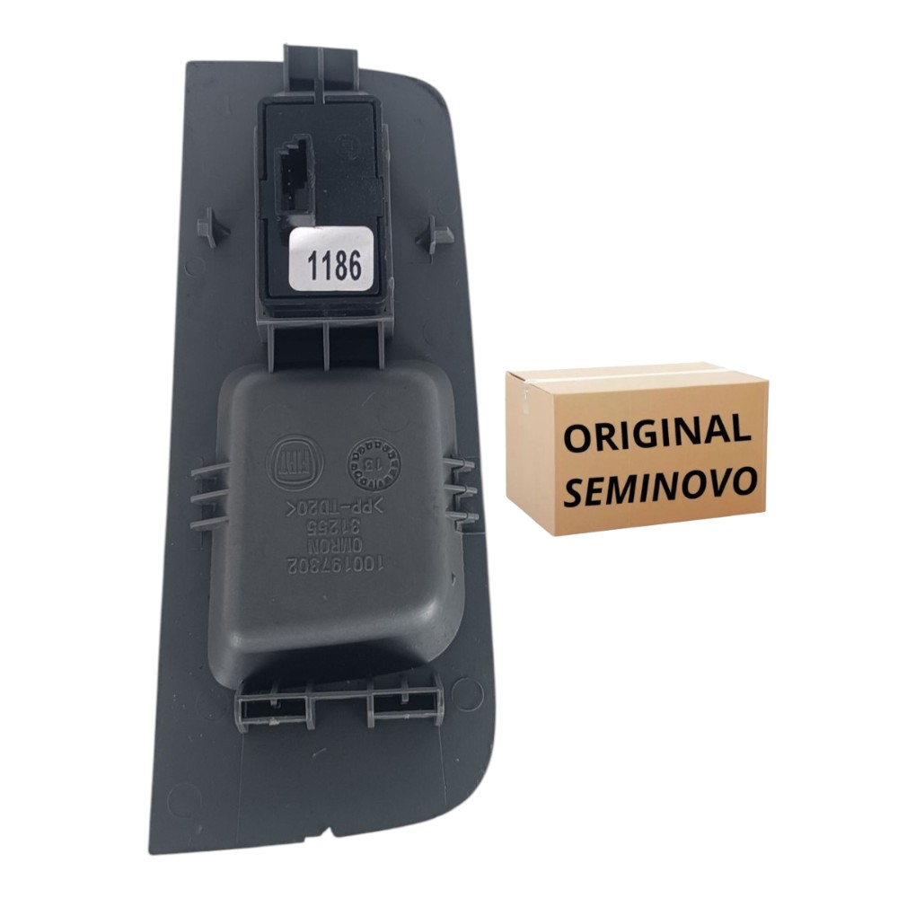 Botão Vidro Elétrico Dianteiro Direito Novo Palio 2012 2017 3