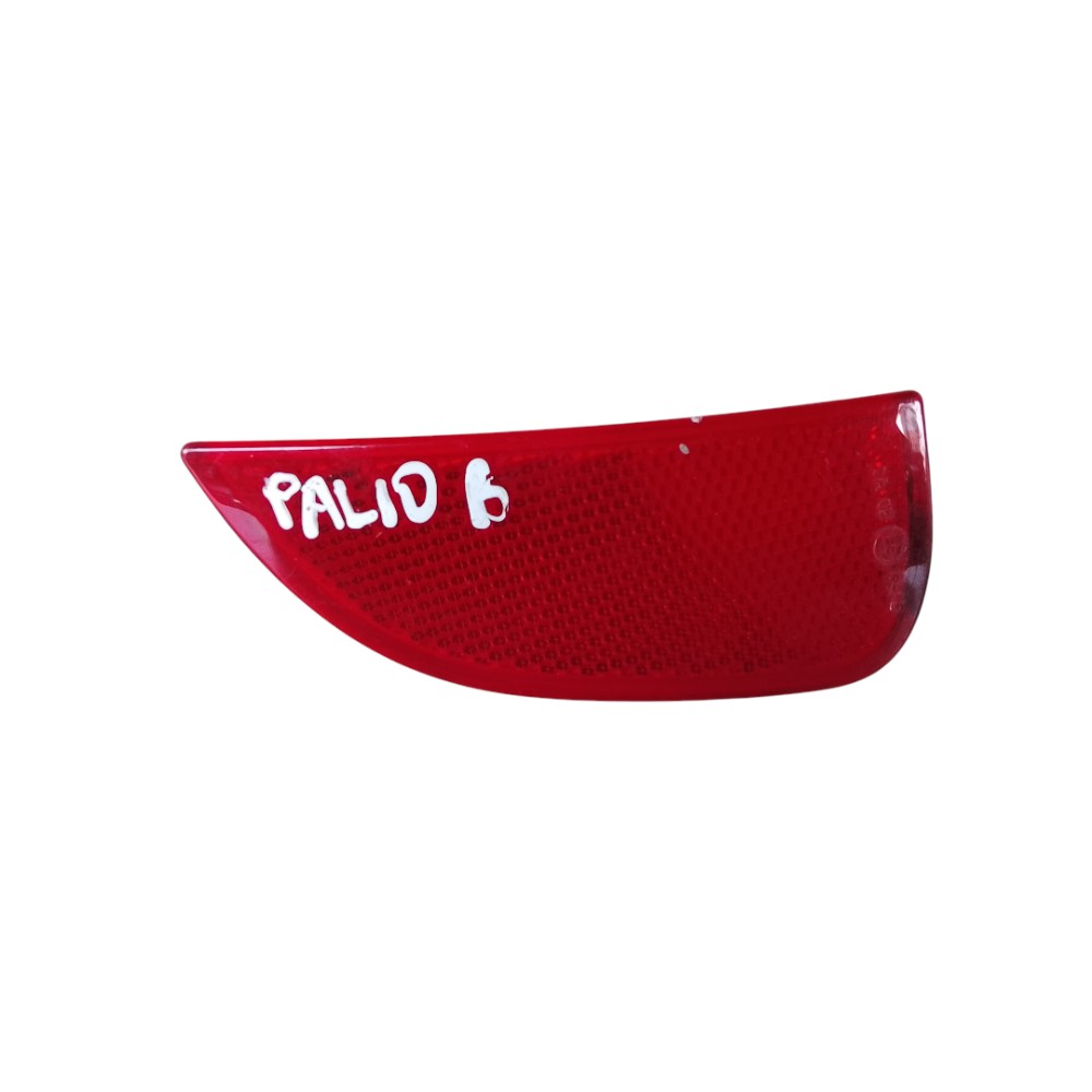 Refletor Olho Gato Direito Fiat Palio 2012 2017 Vermelho