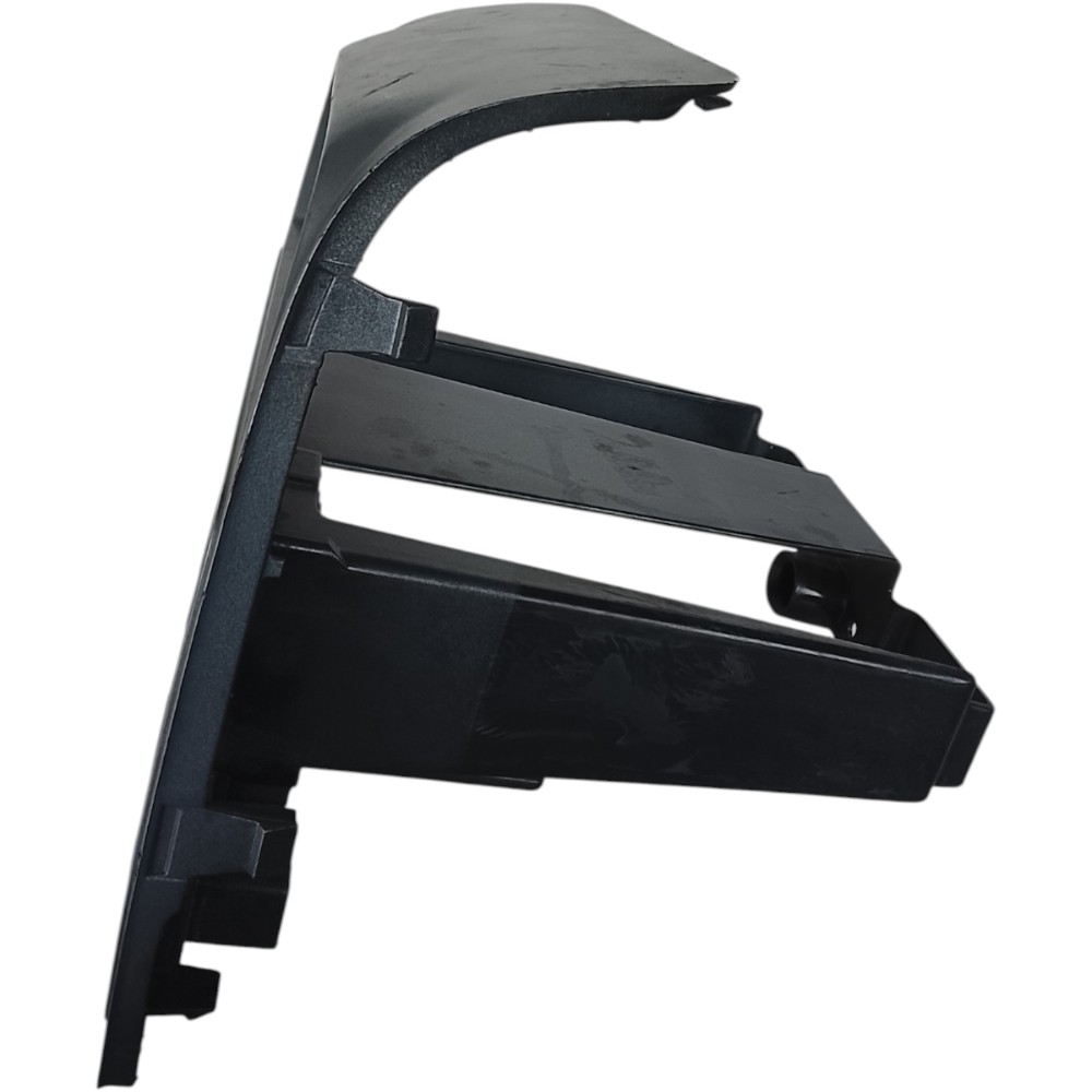 Moldura Acabamento Central Painel Rádio Vw Gol 2013 2014 Prata 1