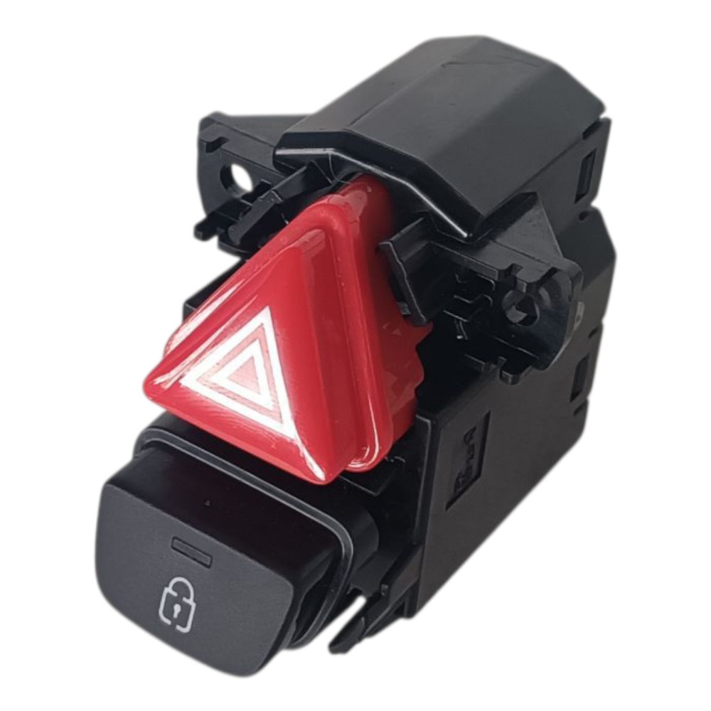 Botão Pisca Alerta Trava Destrava Hyundai Hb20 2020 2024 Preto 1