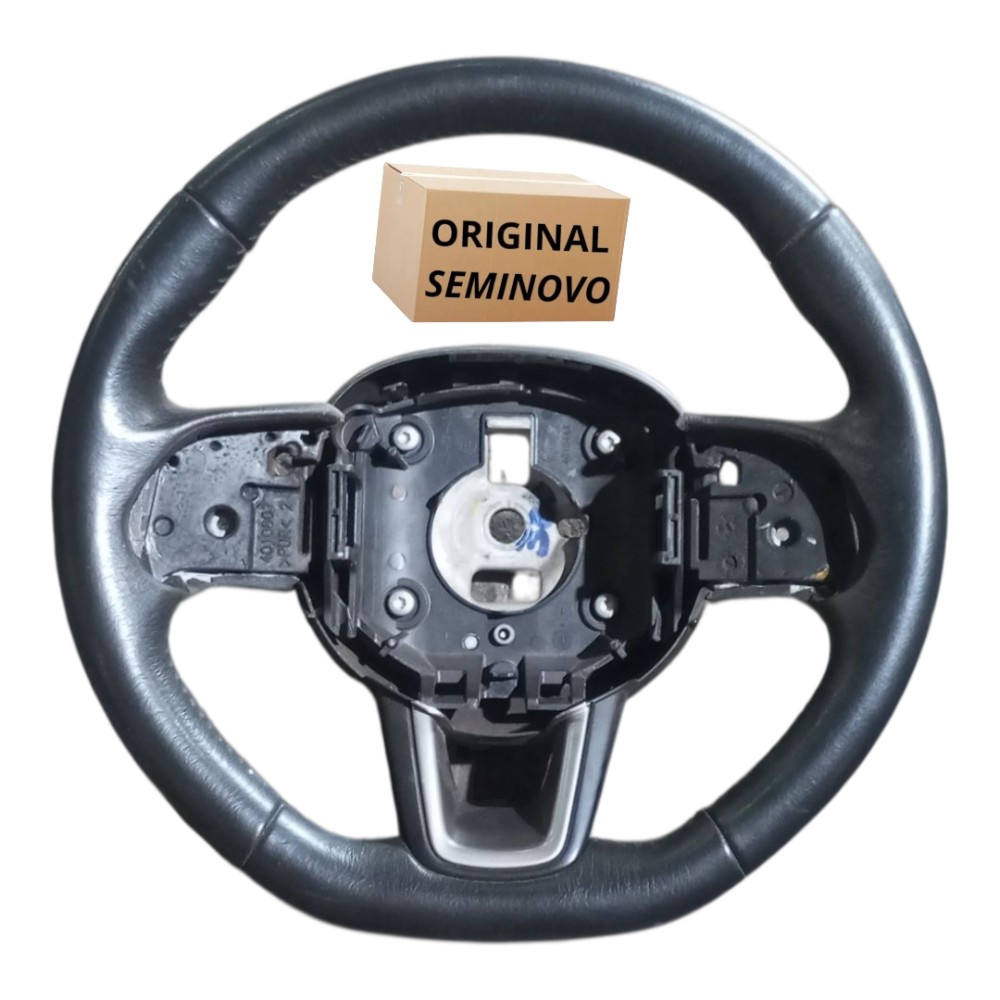Volante De Direção S Comando Fiat Toro 2015 2025 Preta