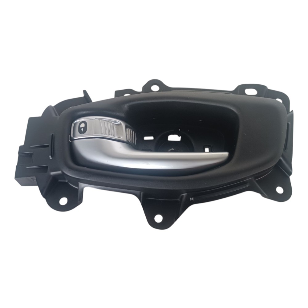 Maçaneta Interna Dianteira Esquerda Jeep Compass 2016 2021 Prata Dianteira 1