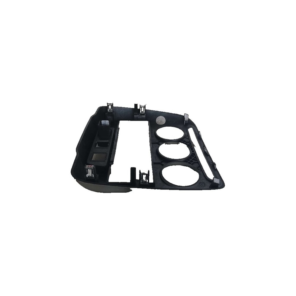 Moldura Painel Ar Central Citroen C3 2013 2015 Prata