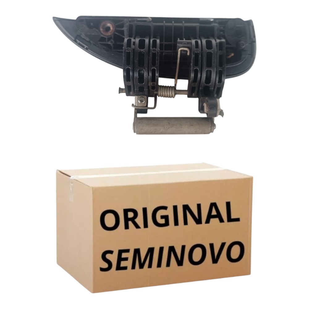 Maçaneta Externa Traseira Esquerda Renault Kwid 2016 2022 Preto Traseira 3