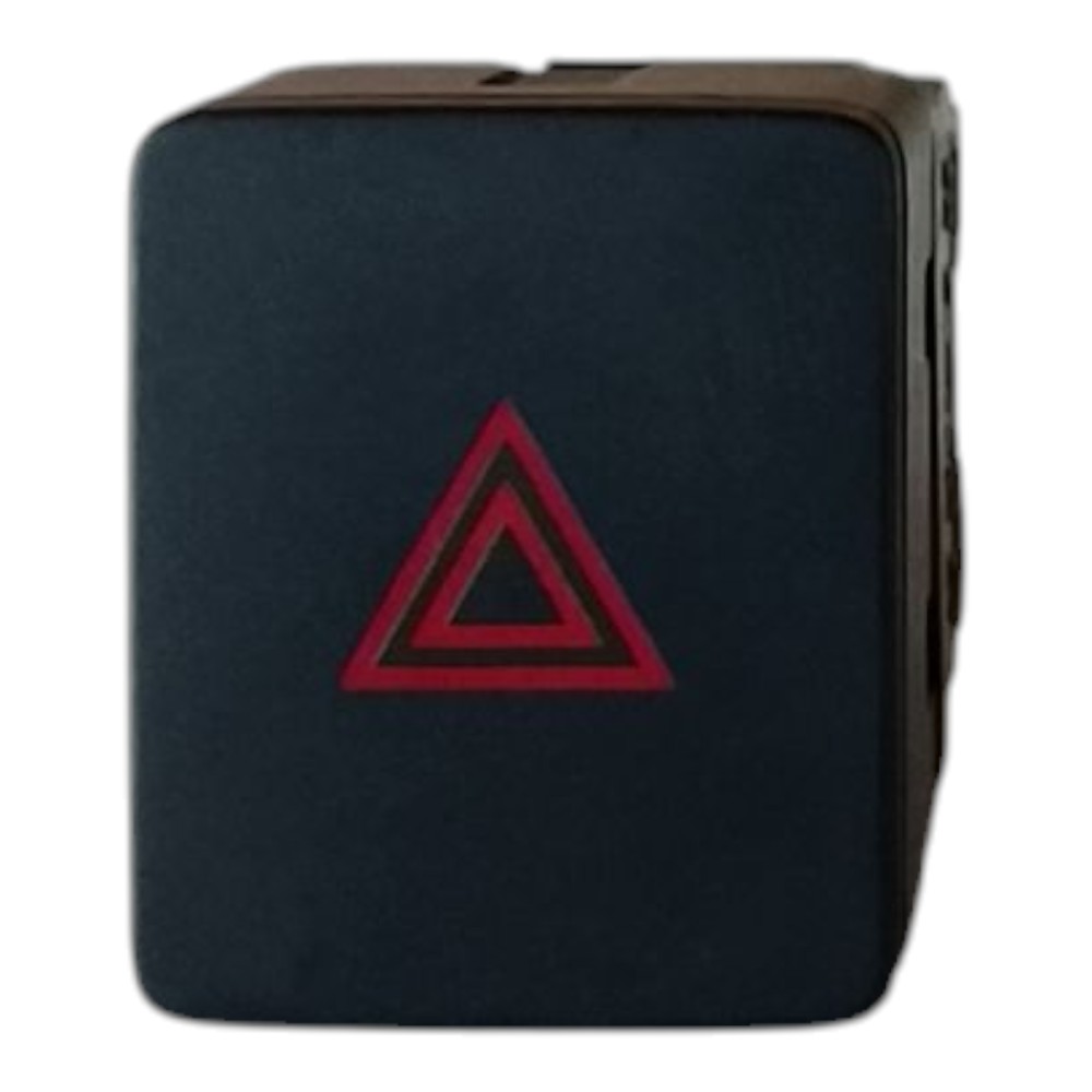 Botão Do Pisca Alerta Nissan March 2006 2016 – Preto 3