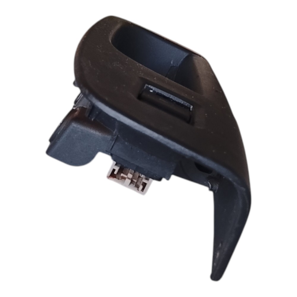 Moldura Puxador Diant Dir C/botao De Vidro Vw Gol 2017 2023 Preto 4