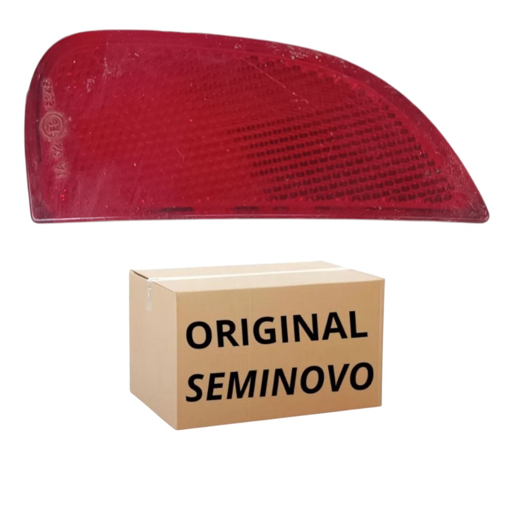 Refletor Parachoque Traseiro Direito Fiat Palio 2013 2015 Vermelho 3