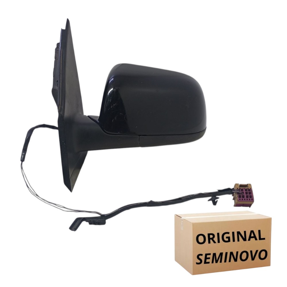 Retrovisor C/ Detalhe Vidro Vw Polo 2001 2009 2