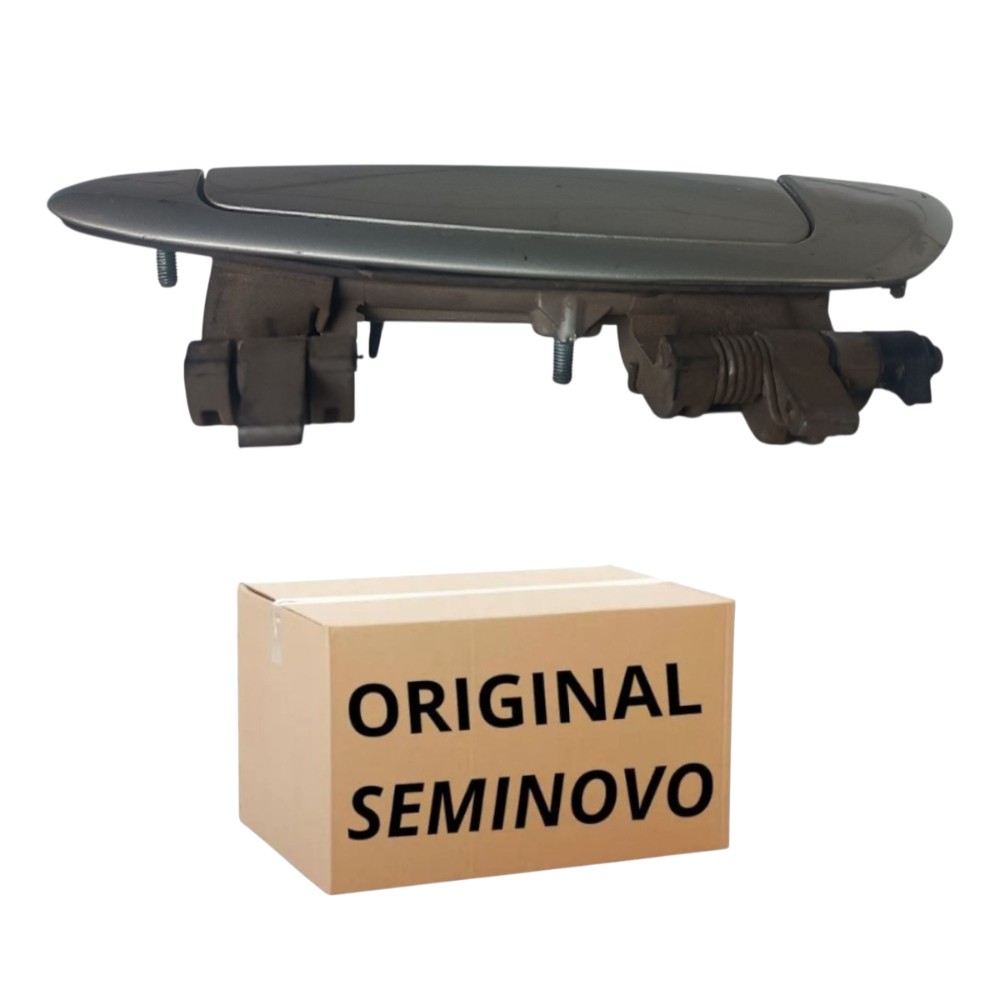 Maçaneta Externa Dianteira Direita Fiat Punto 2008 2013 Branca Dianteira 3