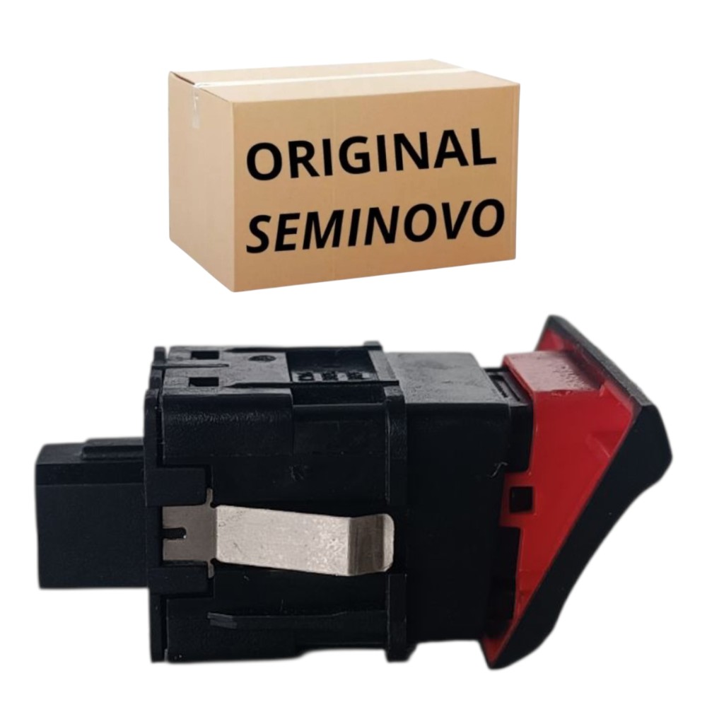 Botão Interruptor Pisca Alerta Agile Montana Onix Prisma Gm Preto 3