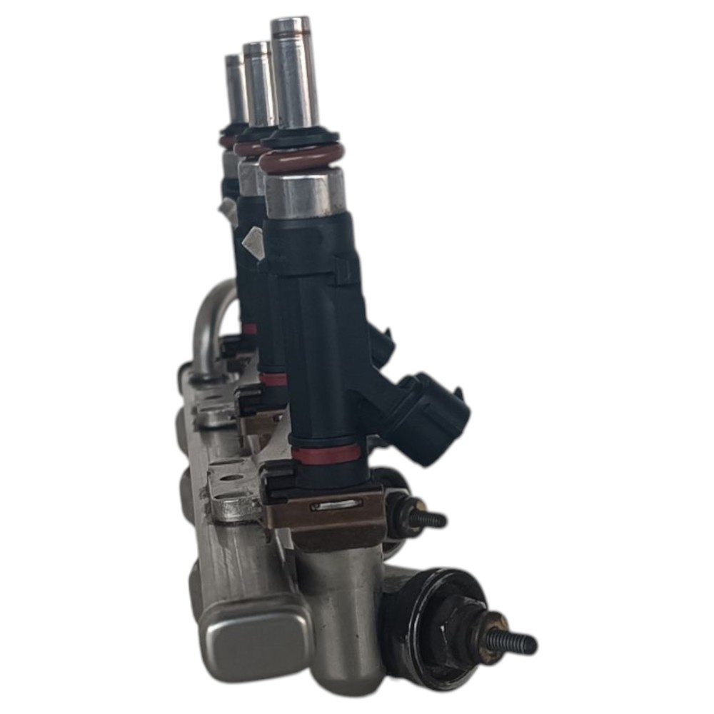 Flauta Com Bico Injetor Nissan Versa March 1.0 3cc Original 4