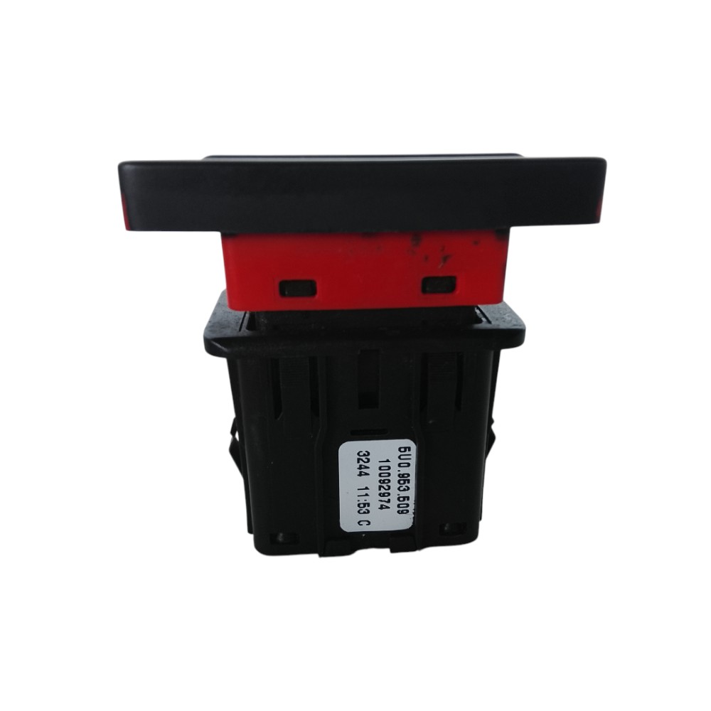 Botão Pisca Alerta Vw Gol Saveiro Voyage 2013 2016 Preto 5