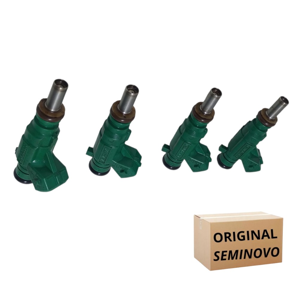 Kit 04 Bico Injetor Fiat Mobi 1.0 8v 2019 2020 2021 55270697 2