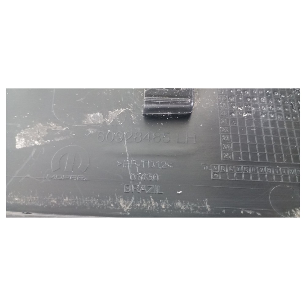 Moldura Porta Traseira Jeep Compass 2021 Preto Preto 9