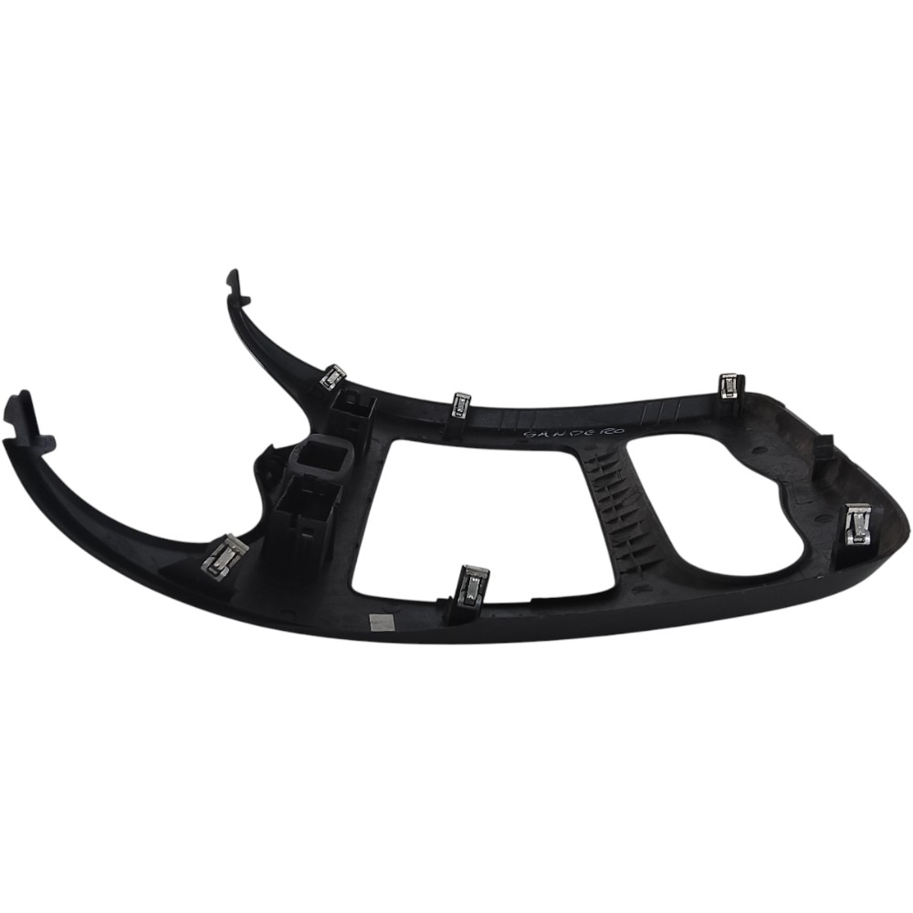 Moldura Painel Central Renault Sandero 2009 2013 1