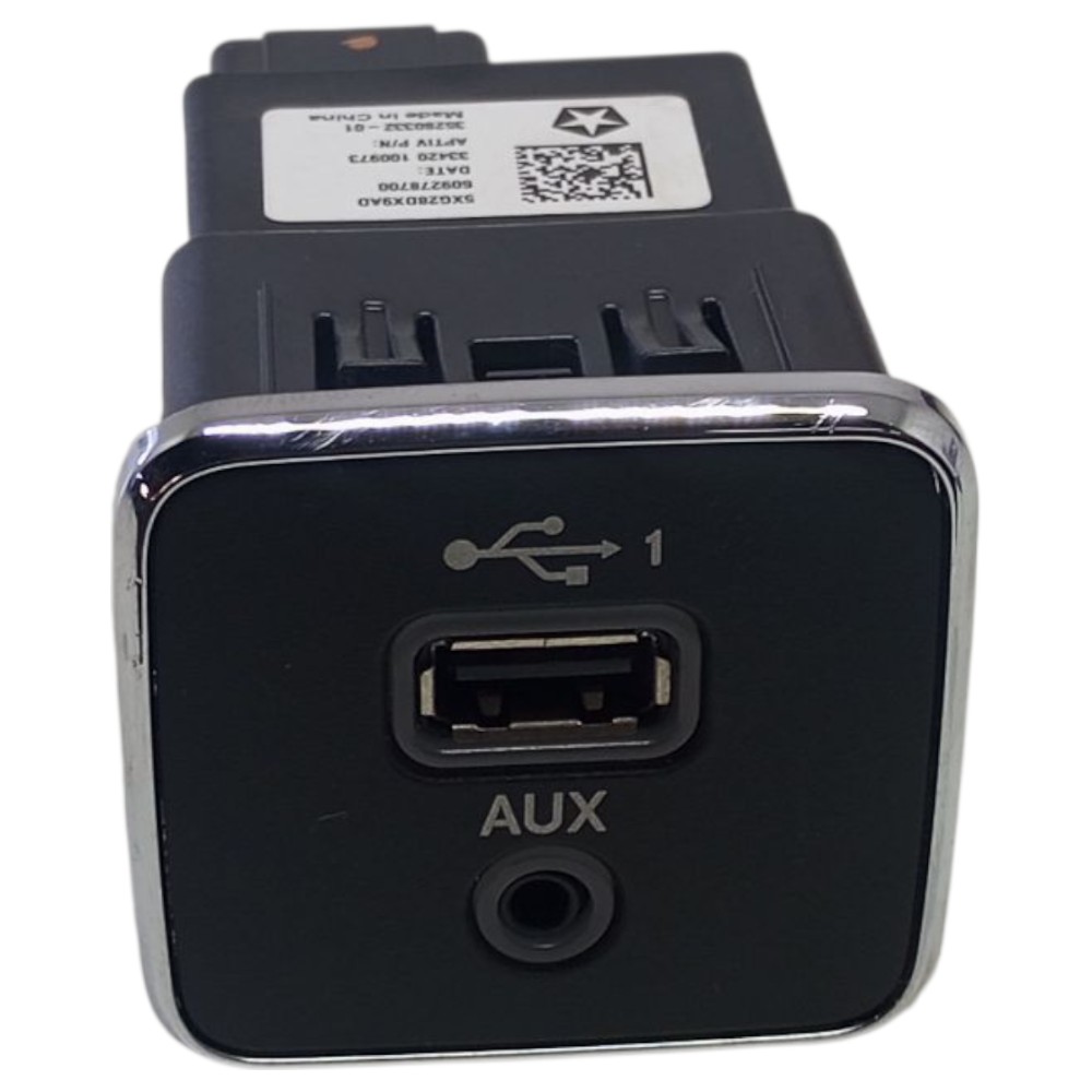 Entrada Usb Auxiliar Compass Renegade Toro Original Preta 1