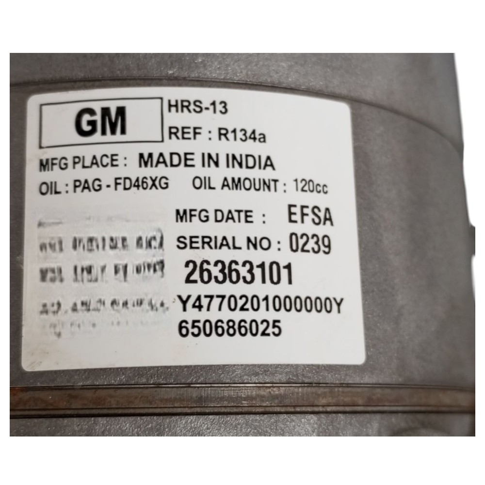 Compressor Ar Condicionado Onix 1.0 Turbo 2020 2021 2024 13