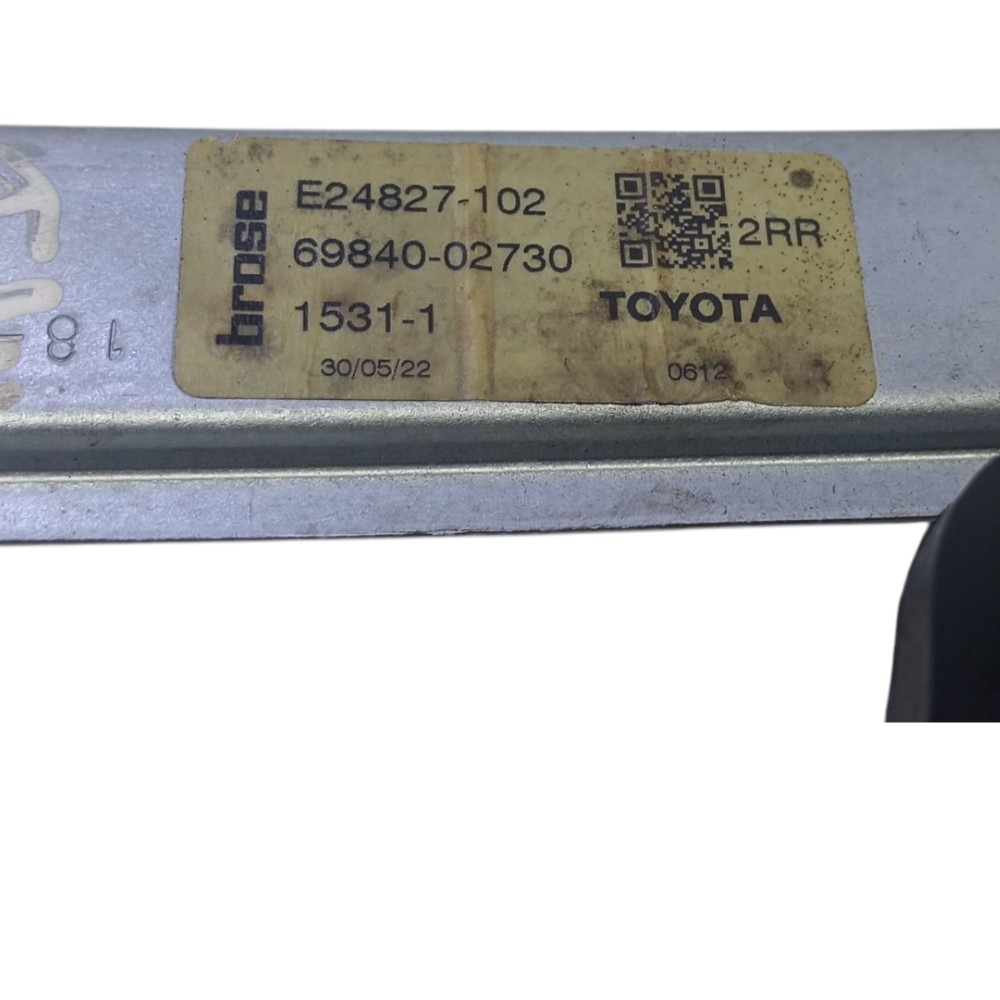 Máquina Vidro Traseira Esquerda Toyota Corolla 2020 2023 13