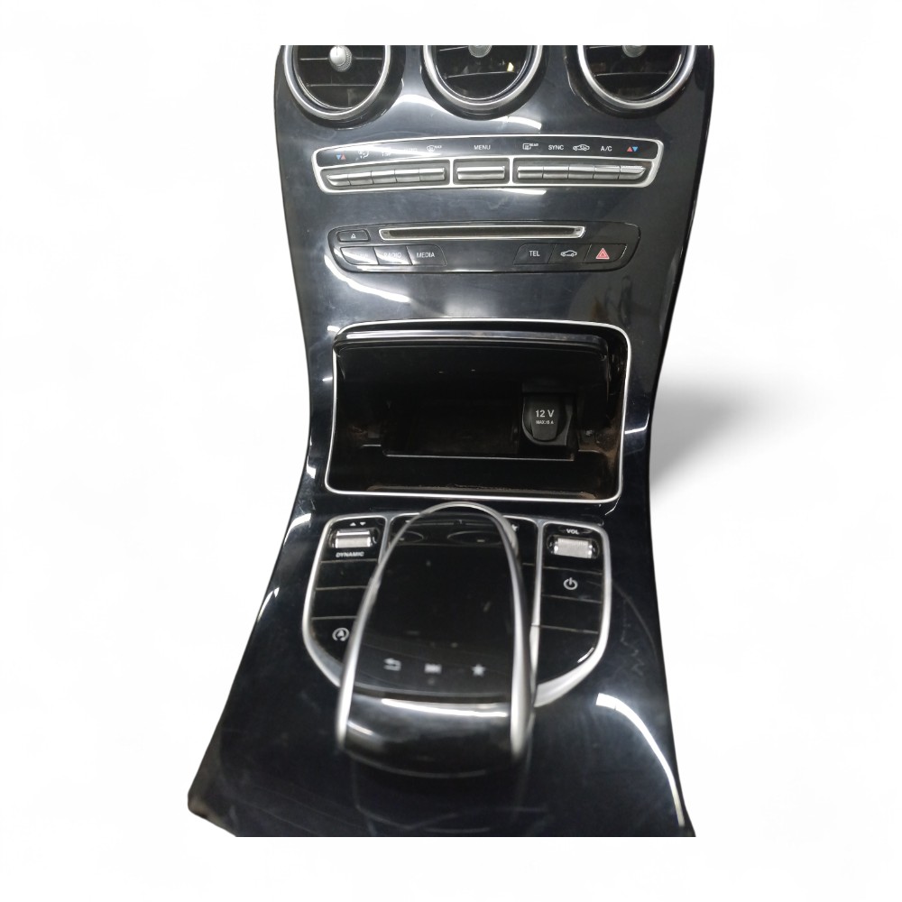 Moldura Console Central Completa Mercedes Benz C200 C180 4