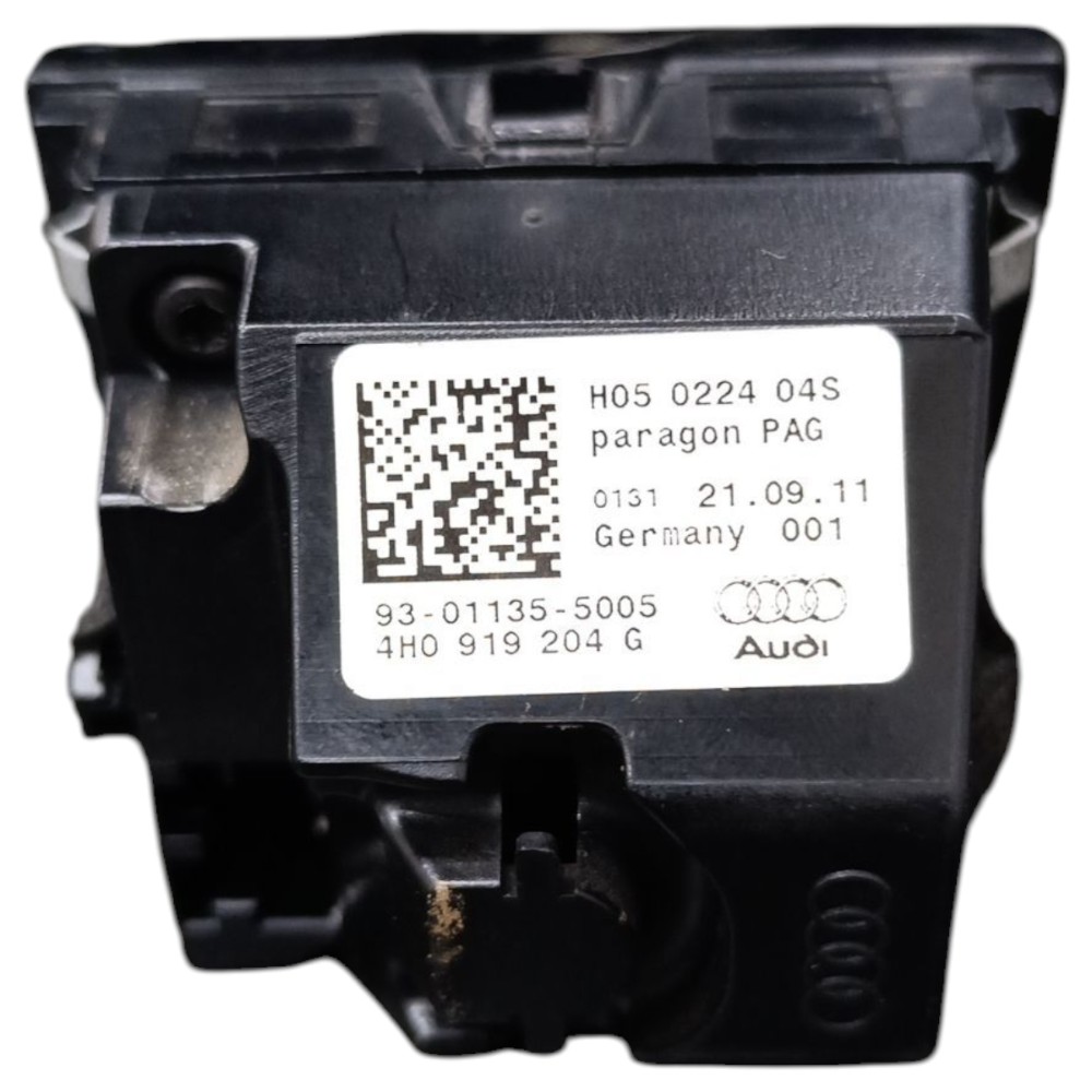 Relógio Exibição Hora Placa Audi A8 2011 Preto 13
