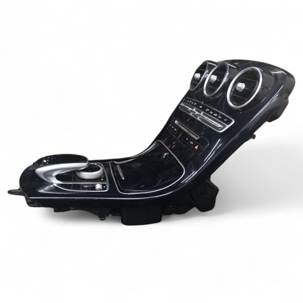 Moldura Console Central Completa Mercedes Benz C200 C180 3