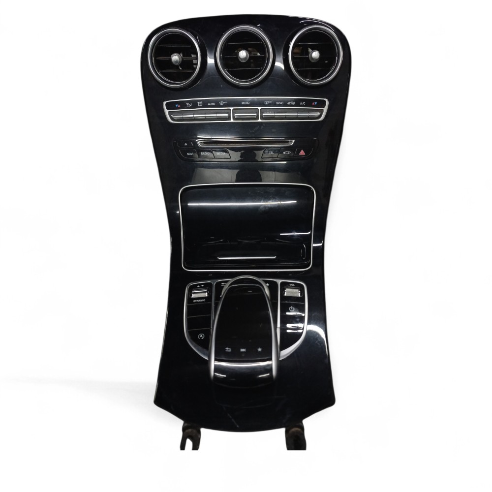 Moldura Console Central Completa Mercedes Benz C200 C180