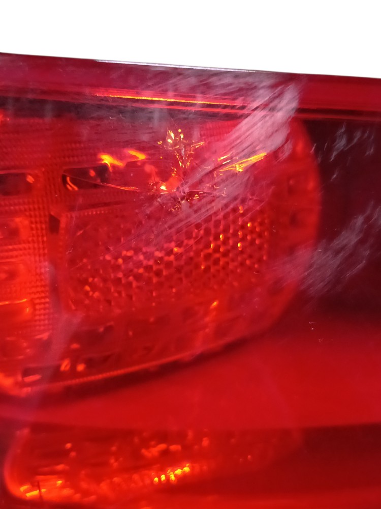 Lanterna Traseira Esquerd Com Detalhe Audi Q7 2009 2010 Esquerdo/motorista Vermelho 4
