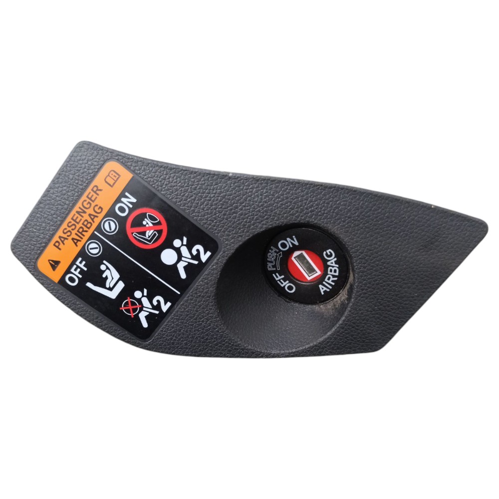 Moldura Com Interruptor Honda Fit 2016 Preto